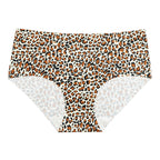 Leopard Print Milk White Background