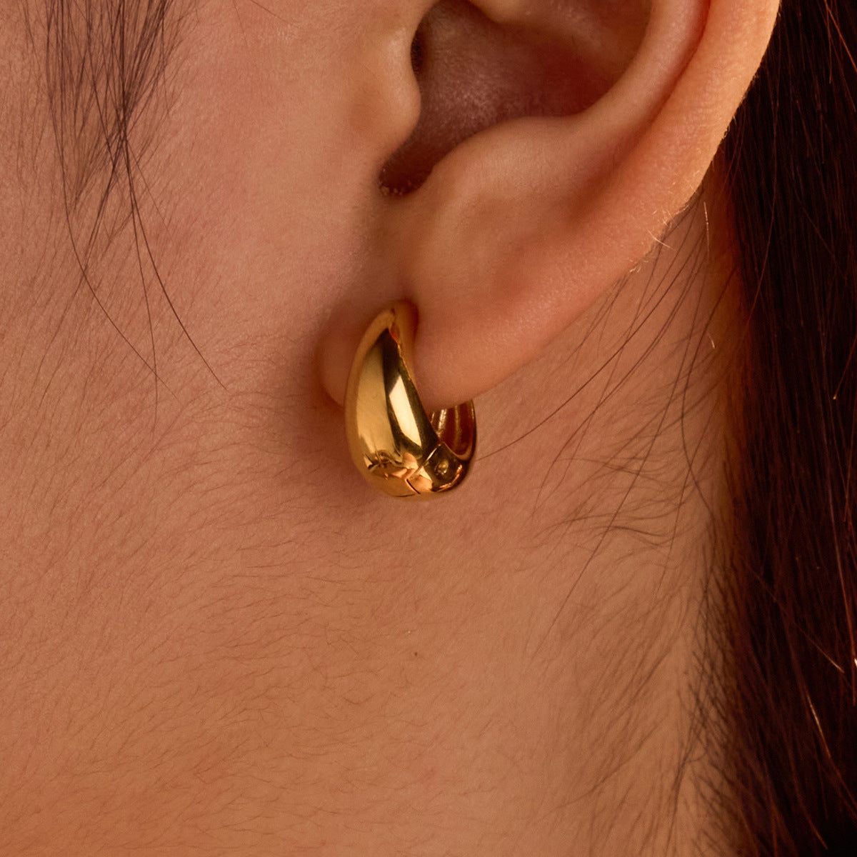 Vintage Stainless Steel Ear Clips