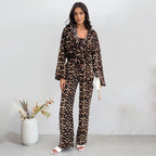 Autumn Leopard Pajamas Lingerie