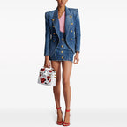 Women's Denim Skirt Suit Two-Piece Set