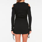 Women's High-Waist Autumn Winter Dress