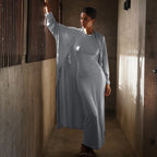 Vest Dress & Long Cardigan Set