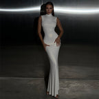 Sleeveless Fishtail Dress