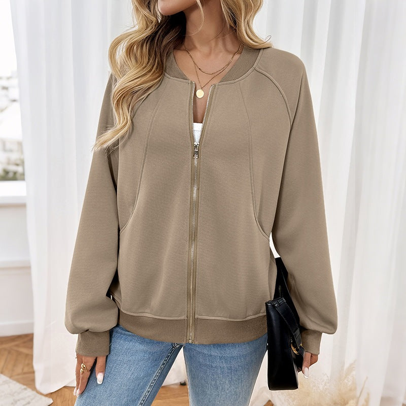 Autumn Winter Lazy Wind Casual Loose Jacket Coat Women