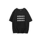 Women's Printed T Shirt Women Summer Loose Round Neck Cotton Short Sleeve Top