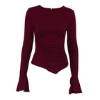 Women's Long-Sleeve Asymmetric T-Shirt