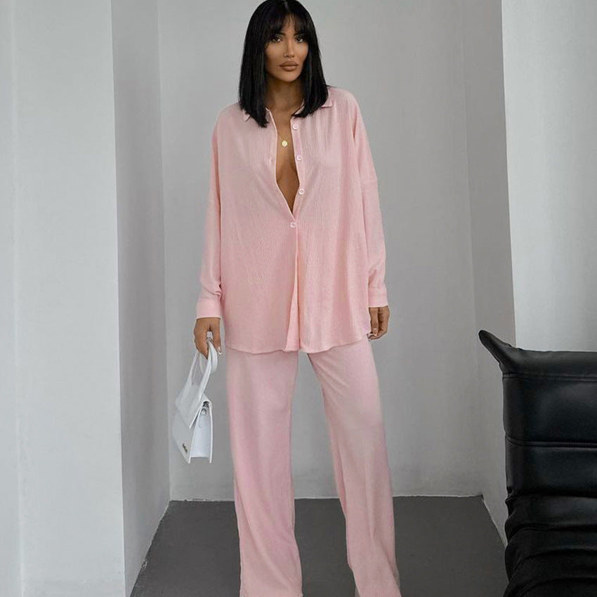 Knitted Casual Pajamas Lingerie