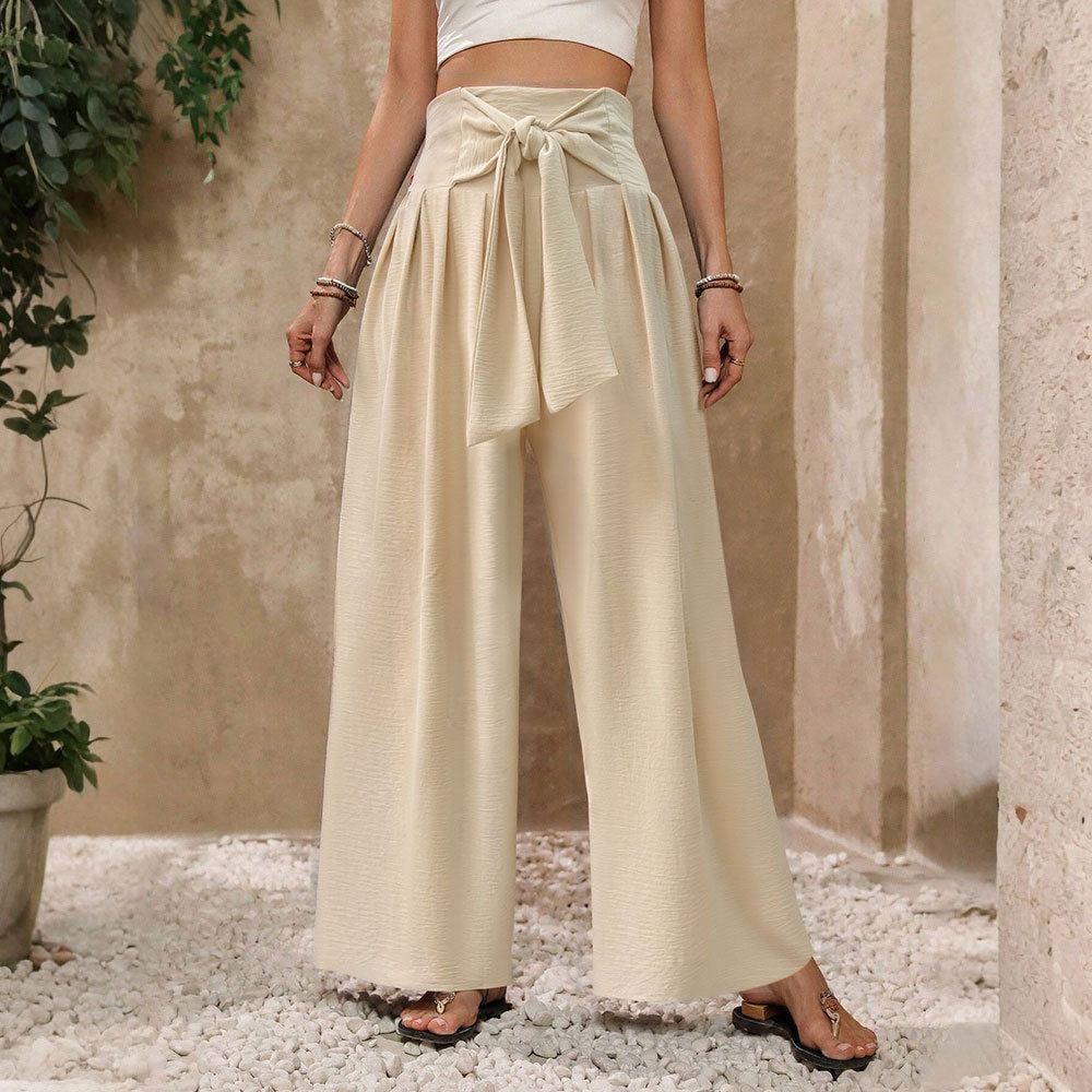 Women's High-Waist Wide-Leg Pants