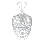 Multi Layer Body Cha Wrapped Chest Backless Chest Necklace 's