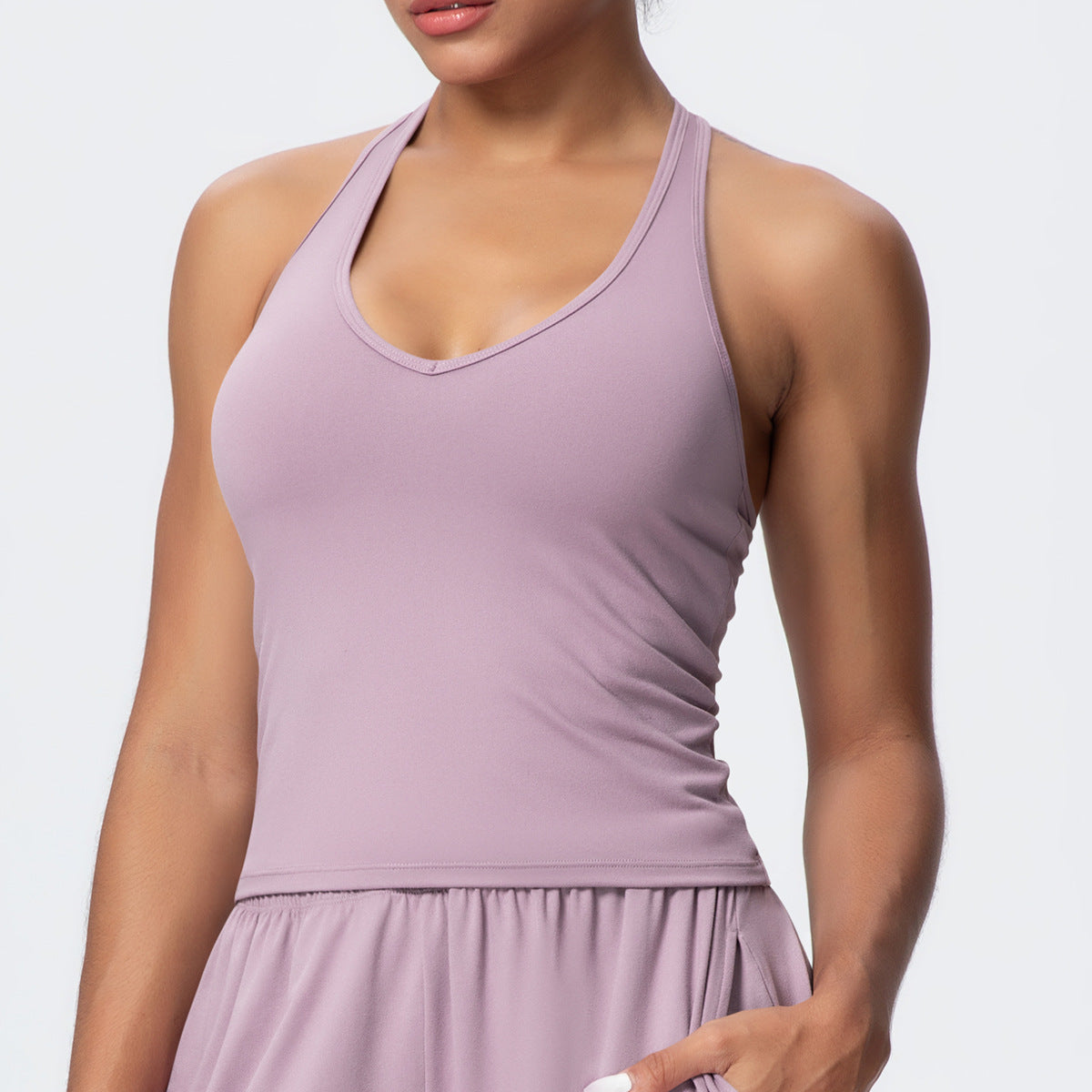Women's V-Back Strappy Sports Bra