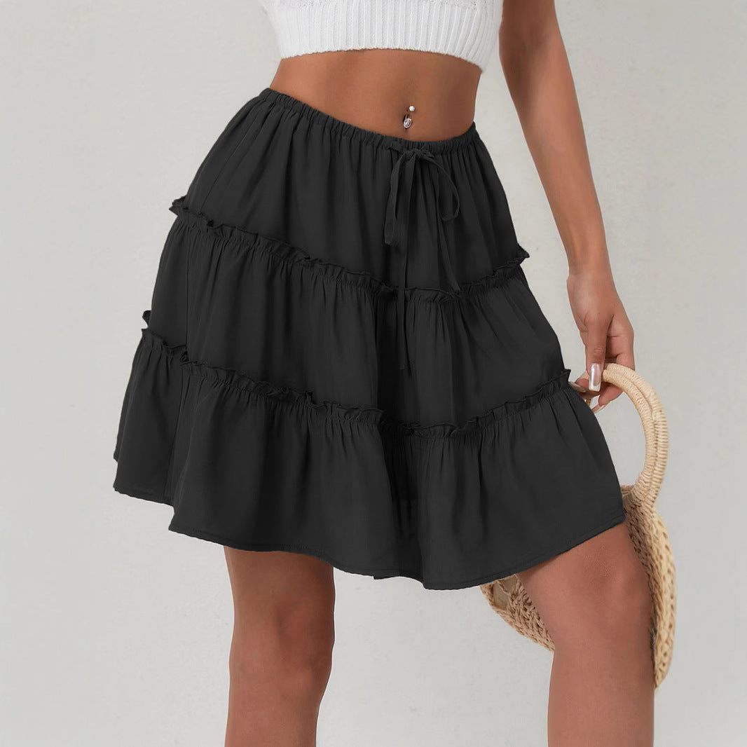 Lace Up Adjustable Short Anti Exposure Lining High Shorts
