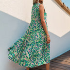 Sleeveless Bohemian Maxi Dress