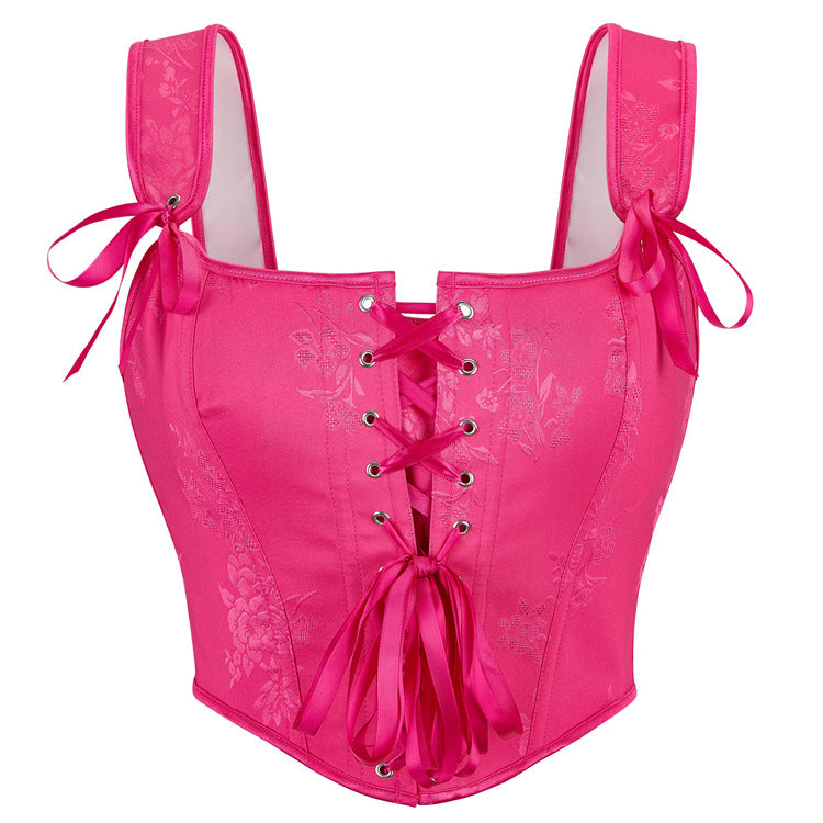 Women's Ribbon-Tie Tube Top