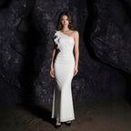 Women's Pleated Evening Dress