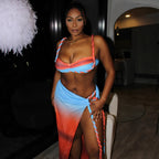 Women's Halter Split Swimwear Set