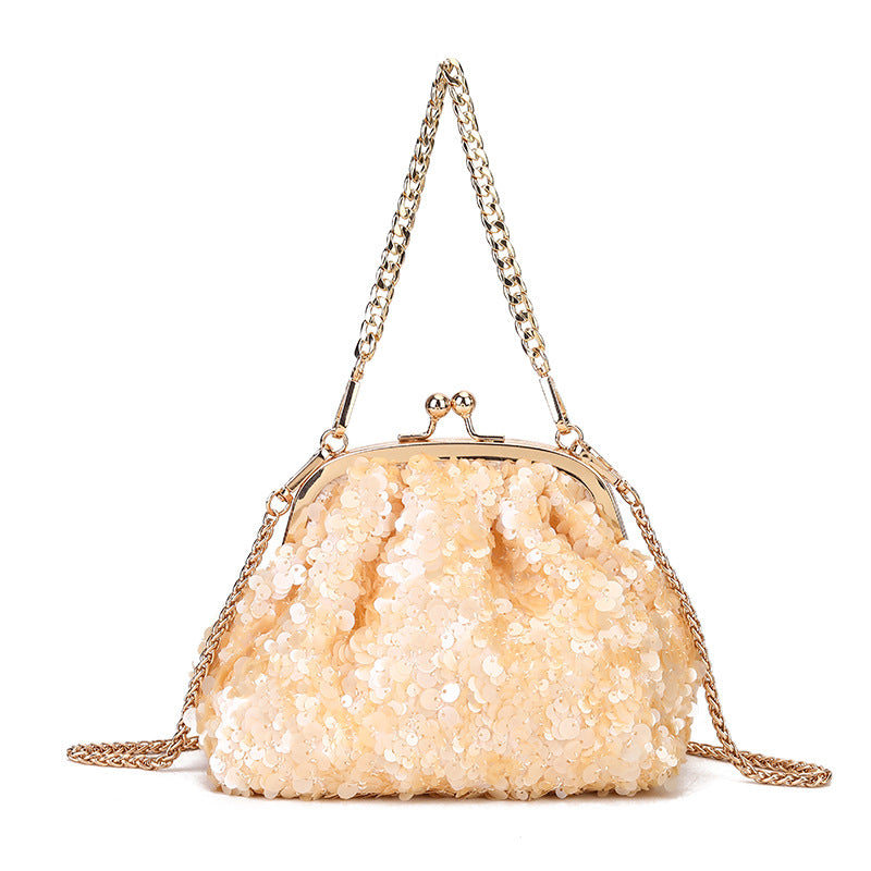 Women's Rhinestone Chain Evening Bag