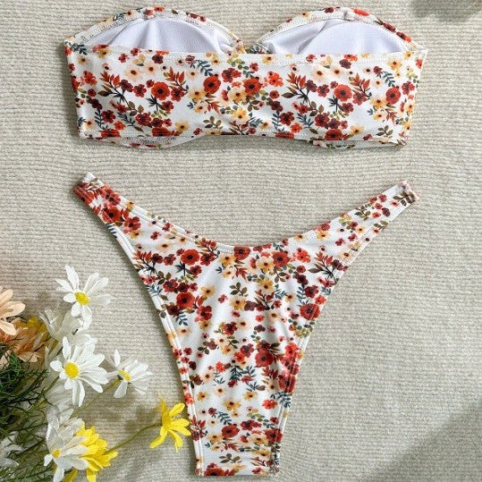 Spaghetti One-piece Swimwear