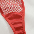 Sexy Lingerie Uniform Sexy Sexy Cutout Fishnet Clothes Suit Ruffled Garter Belt