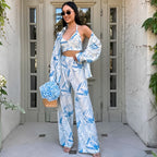 Autumn Printed Pajamas Lingerie