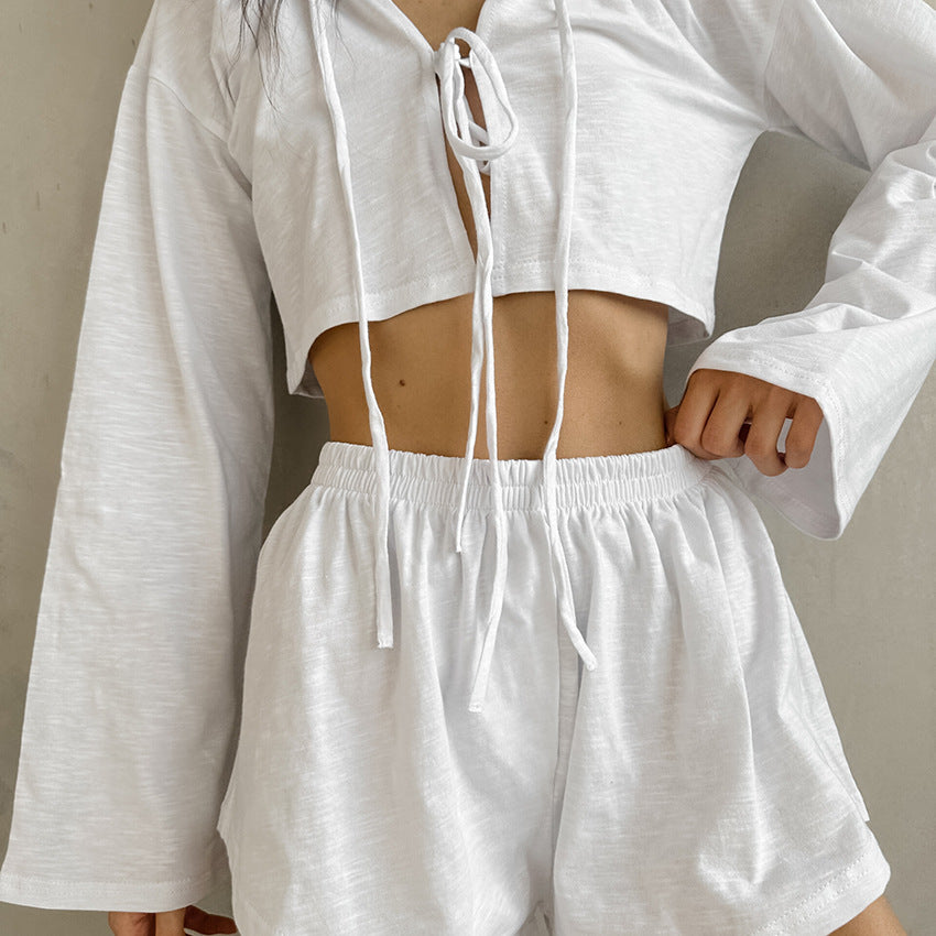 White Pajamas Lingerie