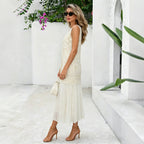Women's Midi Pleated Dress