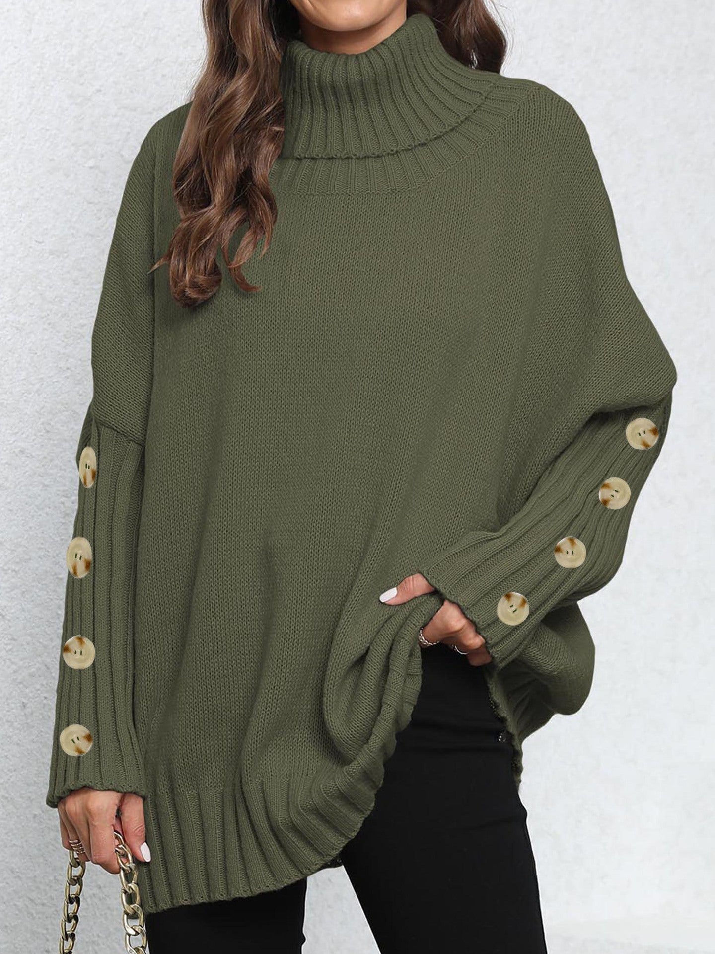 Army Green 8 Buttons