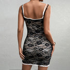 Women's Lace Backless Dress