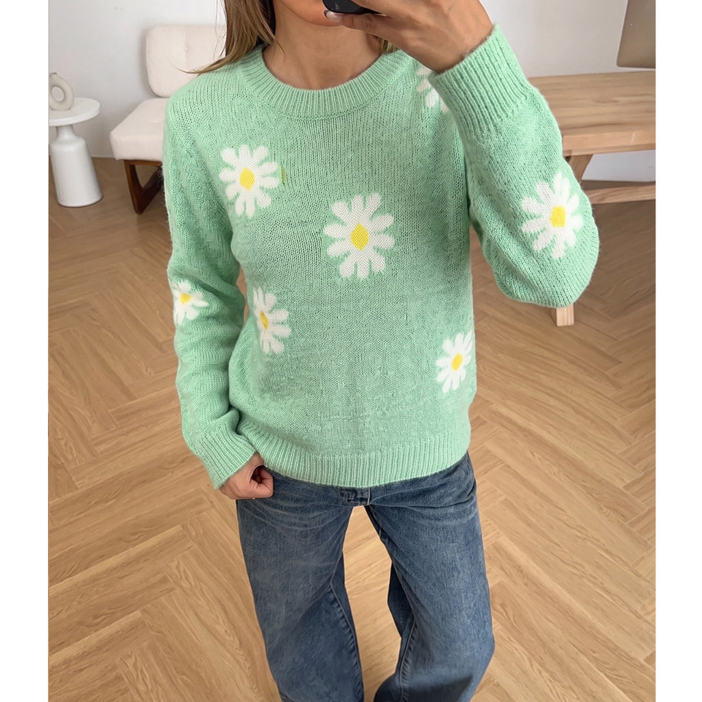 Women's Daisy Knit Sweater