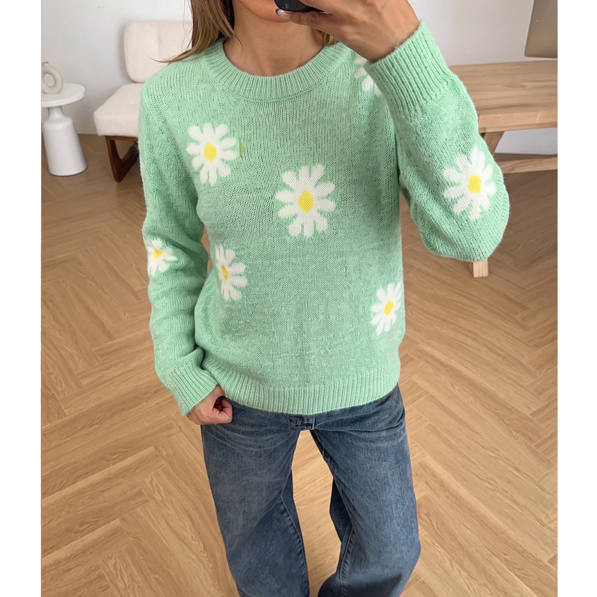 Women's Daisy Knit Sweater