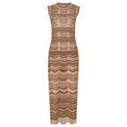 Light Brown Sleeveless Dress