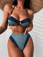 Steel Bracket Bikini Swimwear