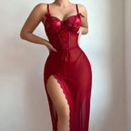 Lace Cutout Pajamas Lingerie