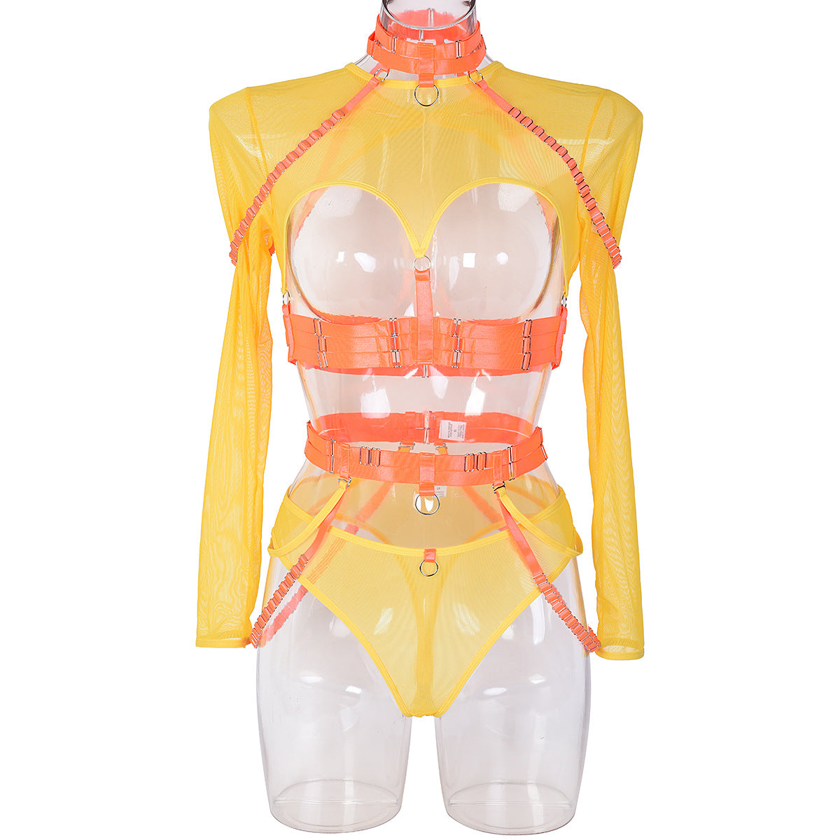 Yellow Orange Shoulder Strap
