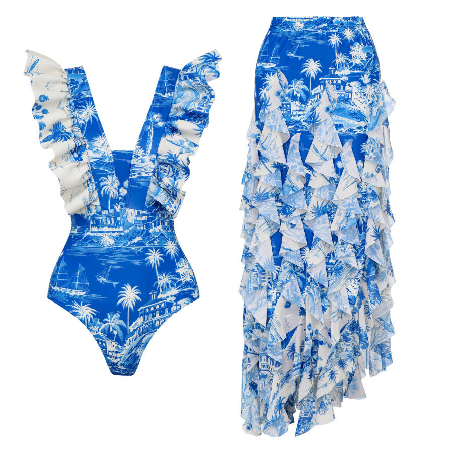 Ruffled Suit