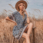 Summer Bohemian Ethnic Print Dress