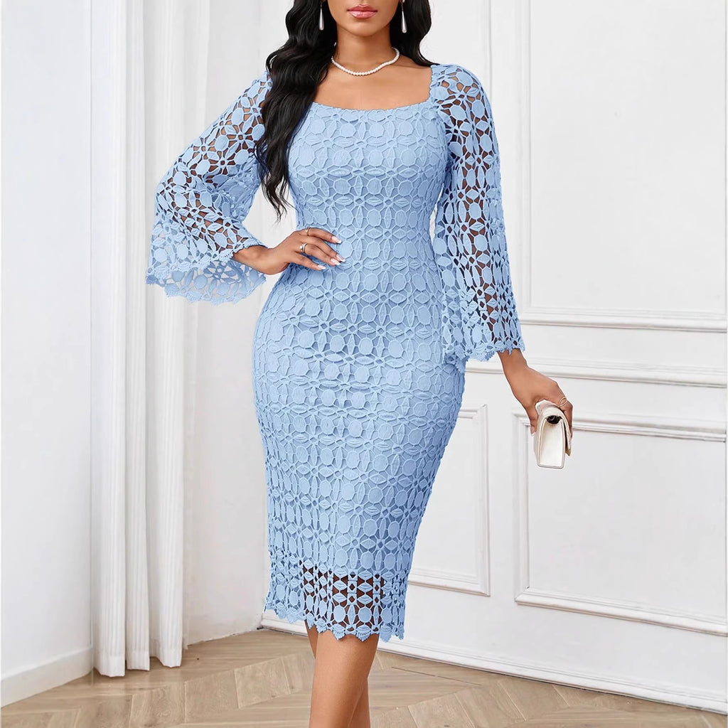 Women's Lace Sheath Dress