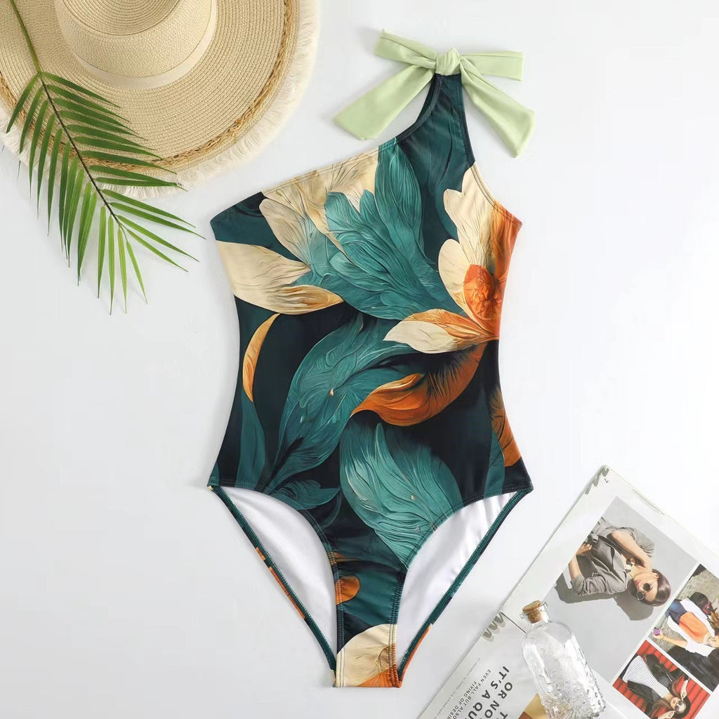 Digital Printing One-piece Swimwear