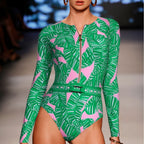 Printed One-piece Swimwear