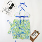 Mesh Split Bikini Swimwear