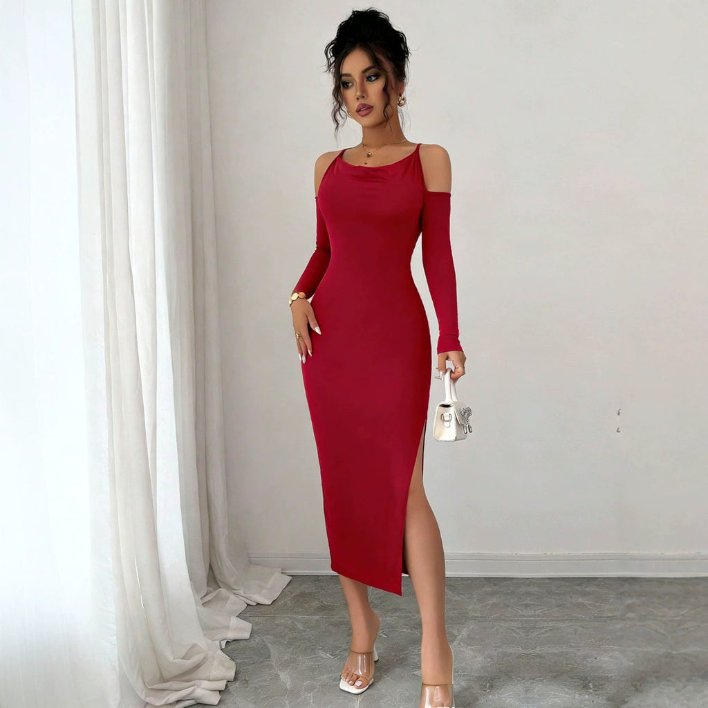 Women's Bodycon Long Sleeve Dress