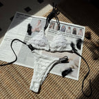 Backless Mesh Bikini Swimwear
