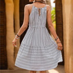 Suspender Stripes Dress
