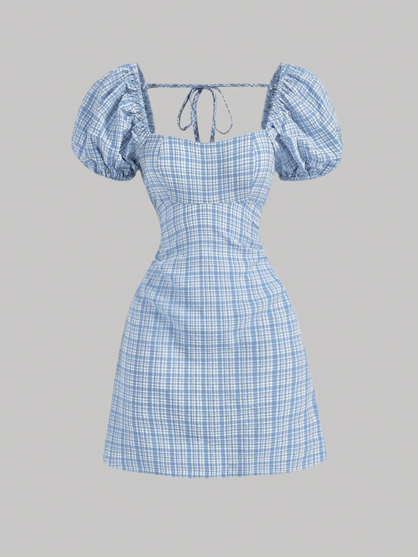 Blue and White Plaid