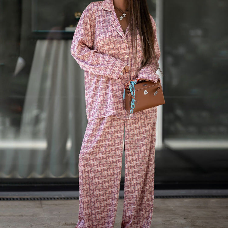 Printed Shirt & Skirt Set