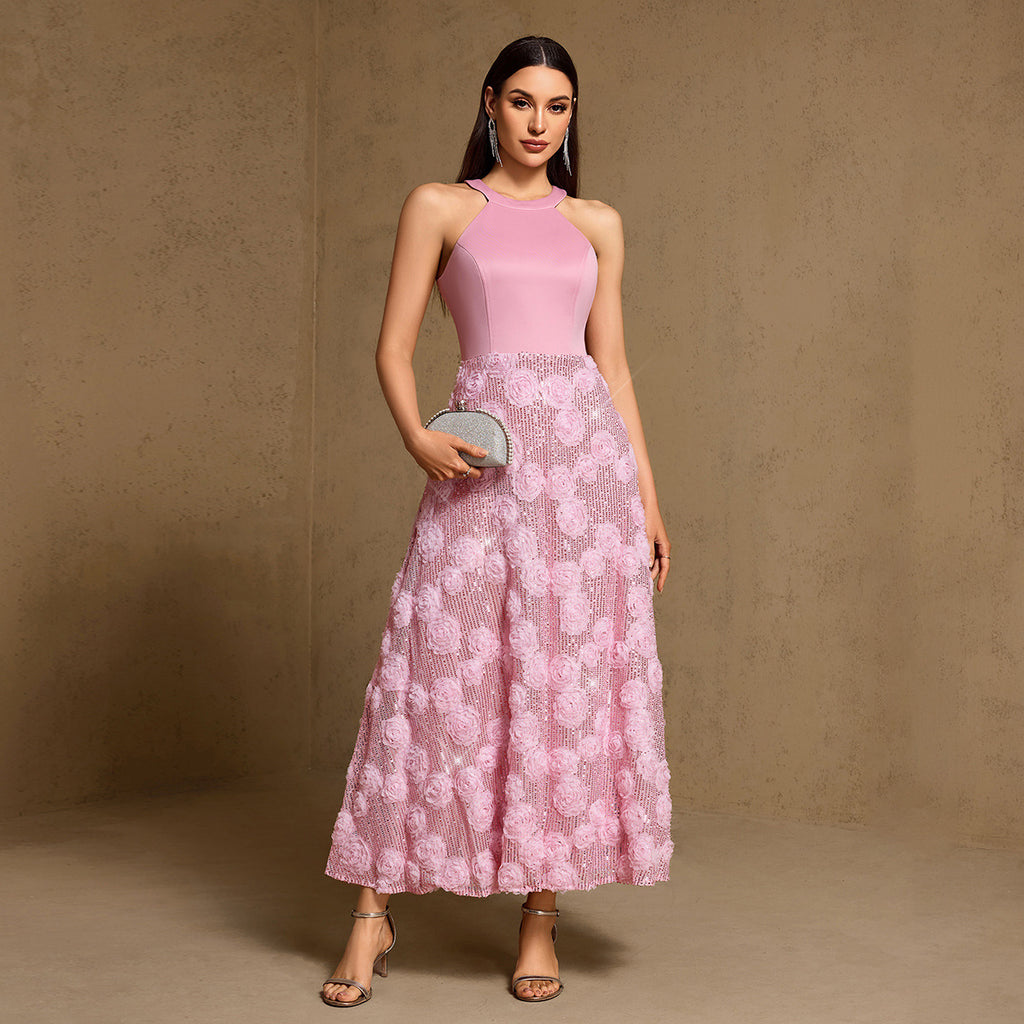 Women's Halter Evening Dress