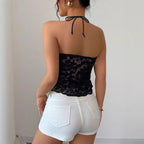 Women's Lace Halter Camisole Top