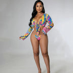 Clothing Print Bikini Swimwear