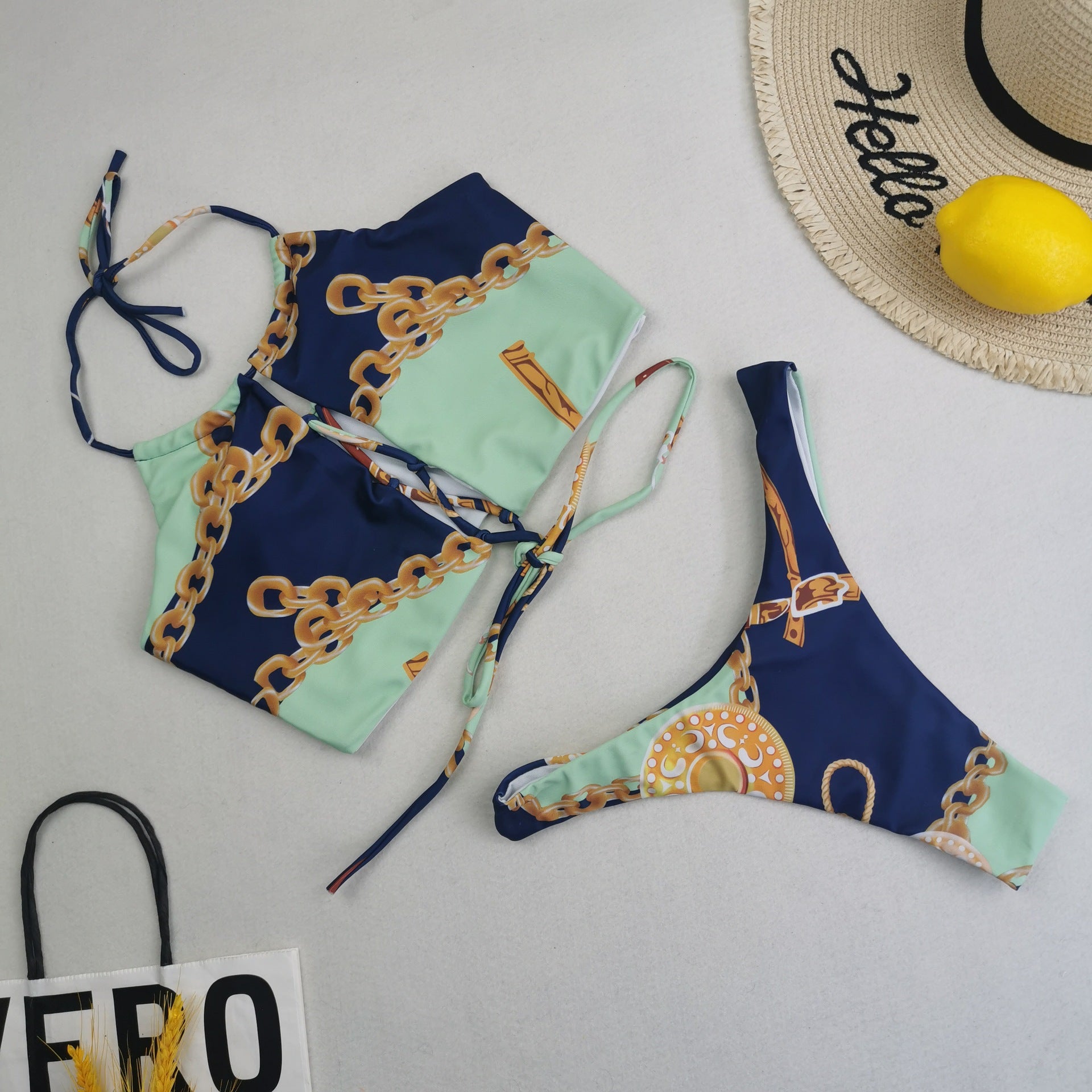 Three Printed Bikini Swimwear