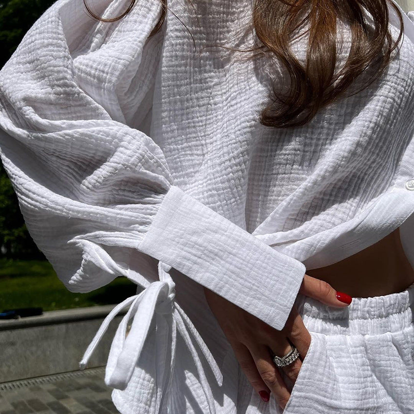 White Pajamas Lingerie