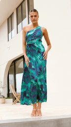 Peacock green
